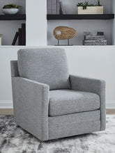 Prime Furniture - Ashley Furniture - Freybourne Next-Gen Nuvella Swivel Accent Chair - Swivel Accent Chair / Twill - A3000736